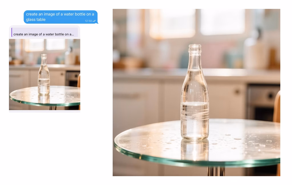 Example of an image generated with GigaChat bot